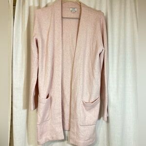 J. Crew Blush Pink Extra Soft Open Cardigan. Women’s Size S